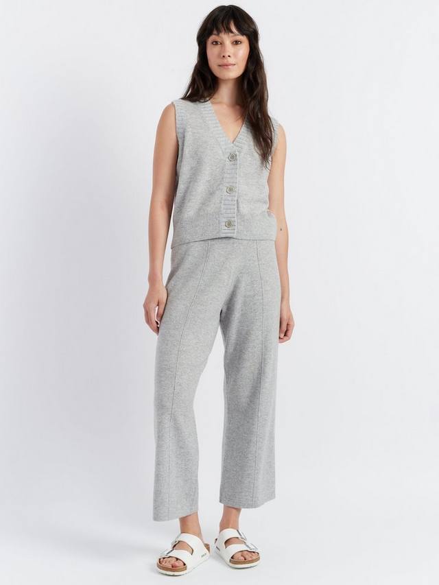 

Вязаный жилет из шерсти и кашемира Chinti & Parker, цвет Light Grey