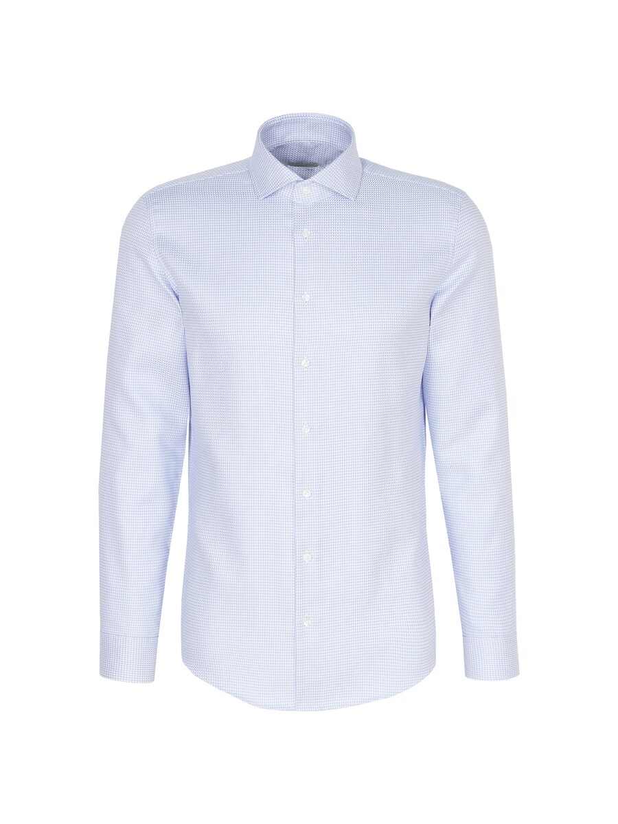 

Рубашка делового кроя Slim Fit SEIDENSTICKER, светло-голубой