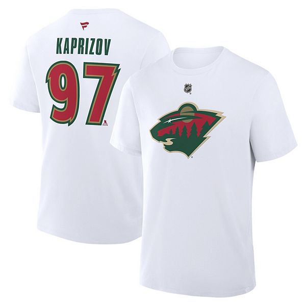 

Футболка Minnesota Wild 25th Anniversary с именем и номером Кирилла Капризова Fanatics