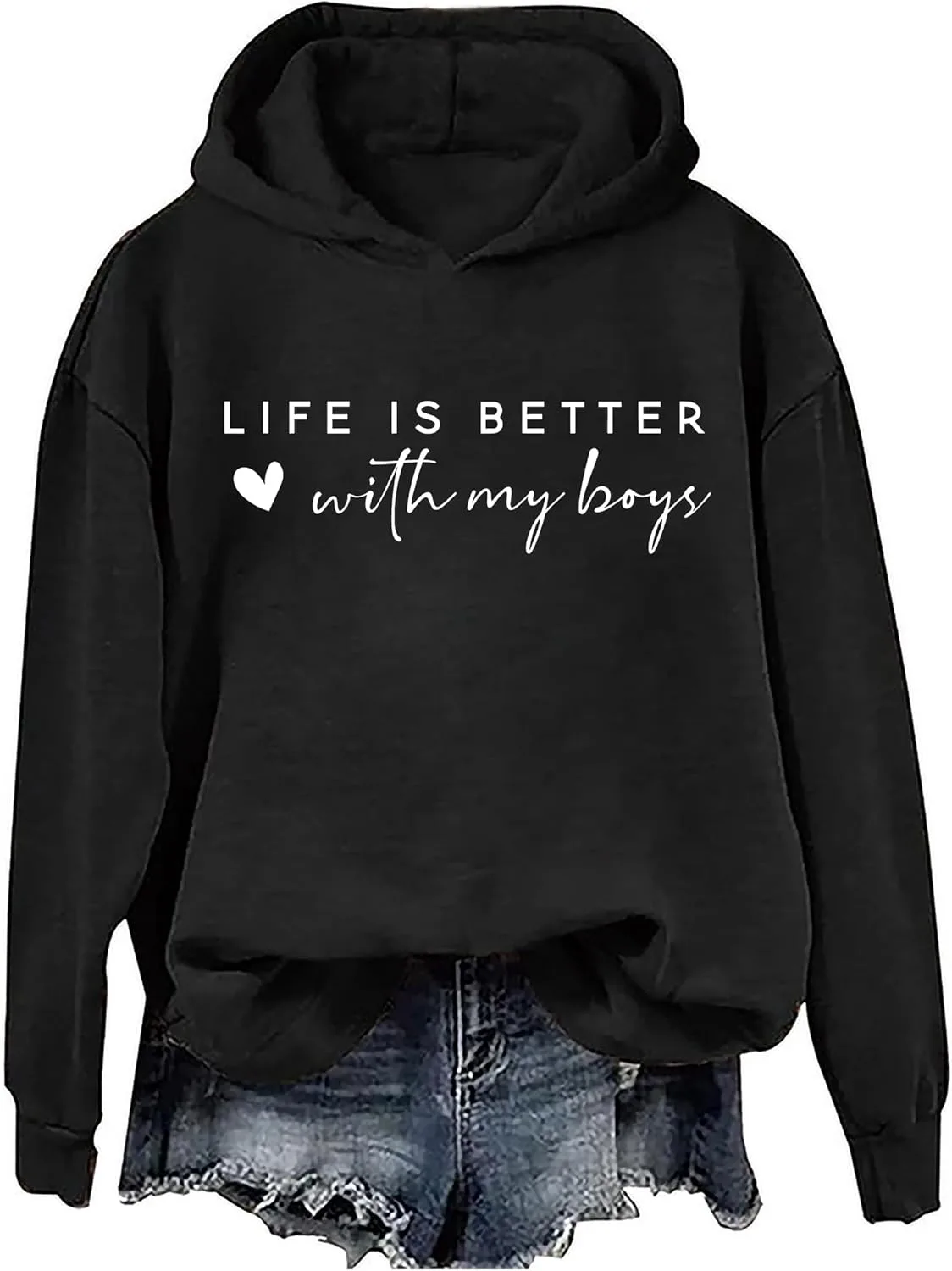 Толстовка life is better with my boys — фото 2