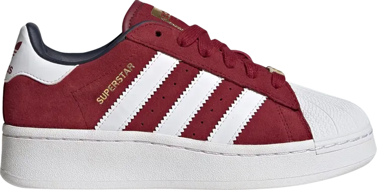 

Кроссовки Superstar XLG J 'Collegiate Burgundy', красный