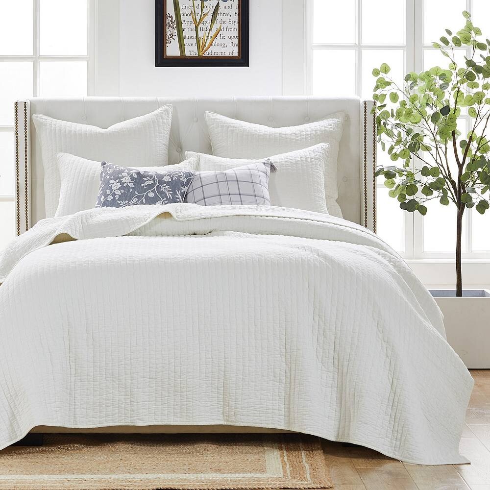 

Greenland Home Fashions Monterrey белый комплект одеял, цвет Antique White