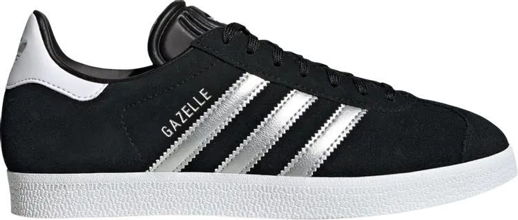 

Кроссовки Wmns Gazelle 'Black Silver Metallic', черный