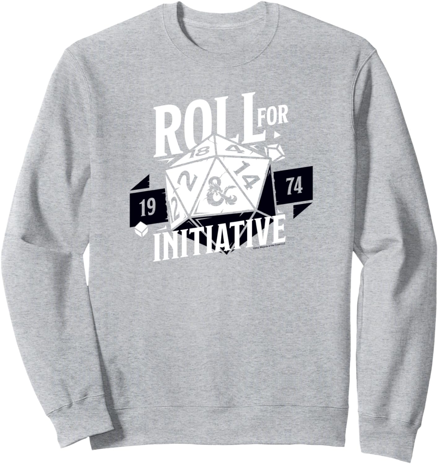 

Толстовка с логотипом Dungeons & Dragons Roll For Initiative 1974, синяя