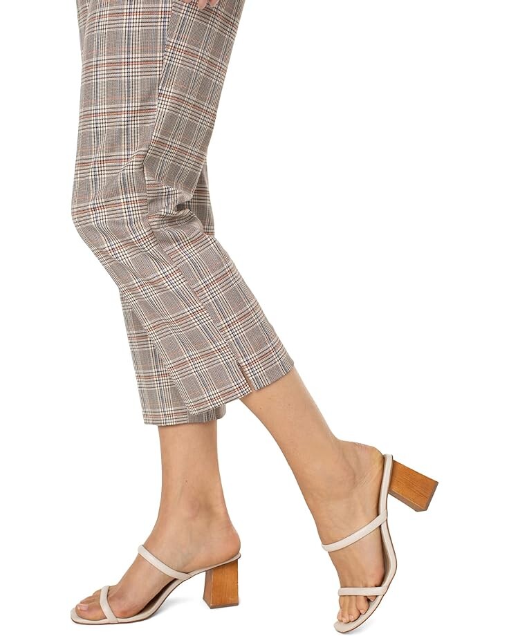 

Брюки Liverpool Los Angeles Kelsey Trousers with Slit, цвет Navy/Cream Glen Plaid