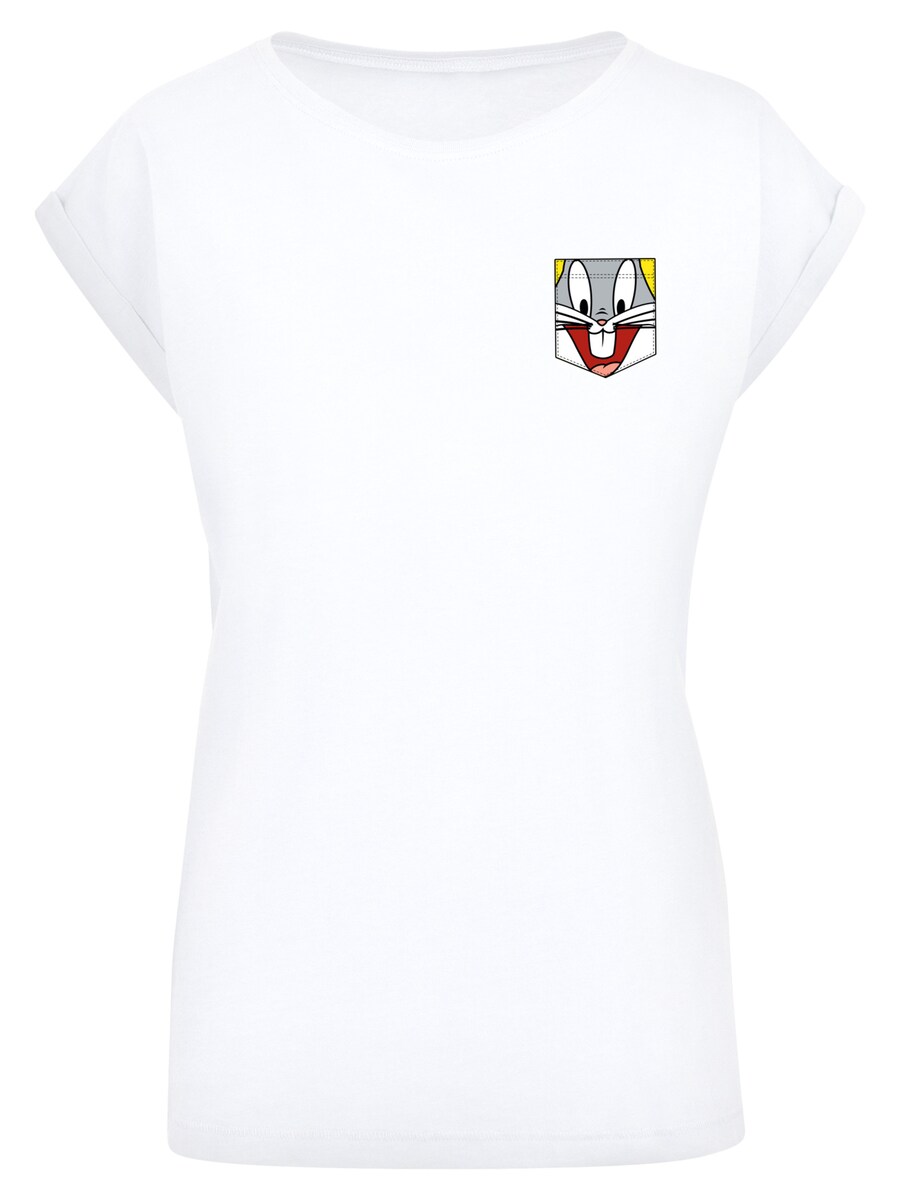 

Рубашка F4NT4STIC Looney Tunes Bugs Bunny Face, белый