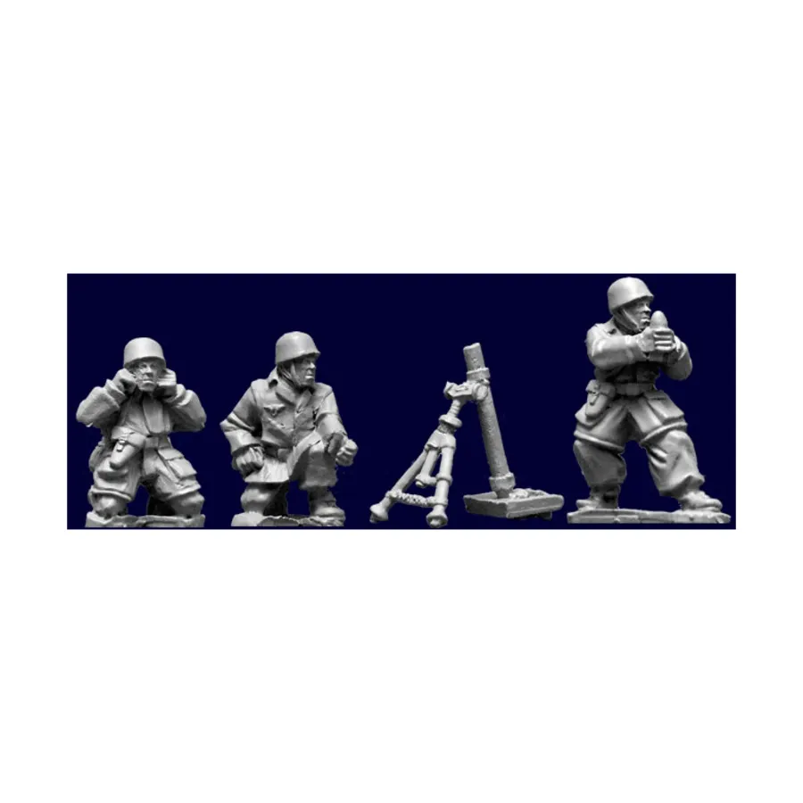 

Минометная группа Fallschirmjager, WWII Miniatures - German Forces (28mm) (Artizan Designs)