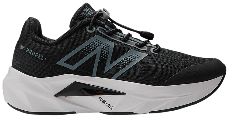 

Кроссовки New Balance FuelCell Propel v5 Bungee Lace Little Kid 'Black Steel', черный