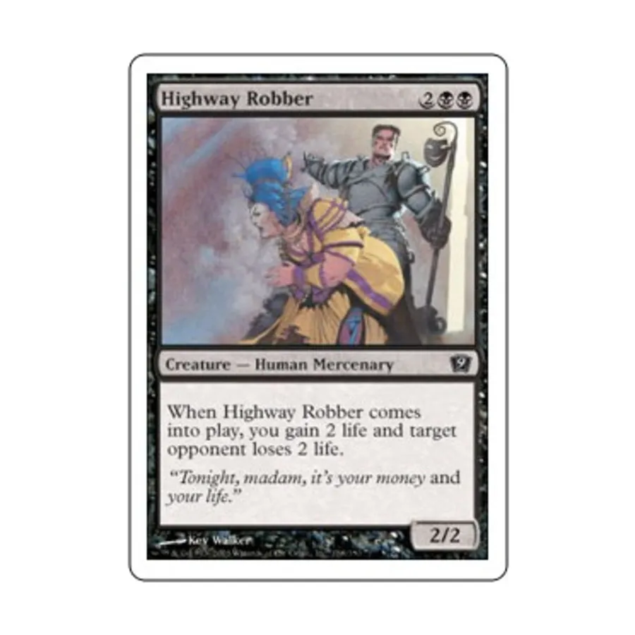 

CCG Шоссейный грабитель (К), MTG - 9th Edition