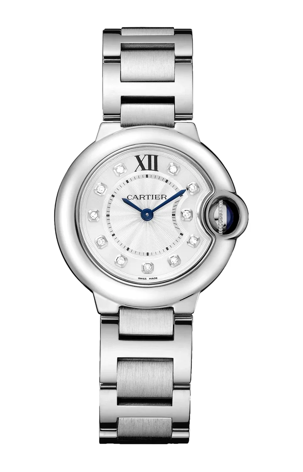 BALLON BLEU DE CARTIER 28 мм, кварц, сталь - W4BB0029, черный