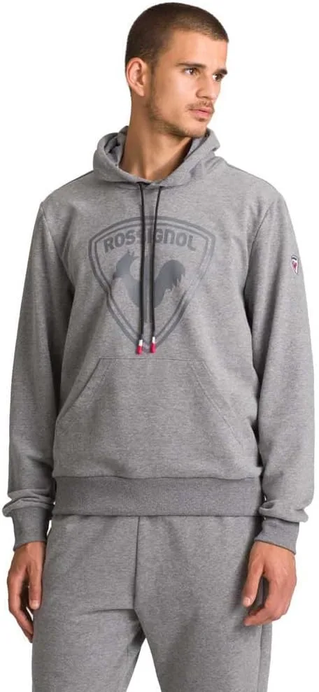 

Толстовка Rossignol с капюшоном, классический крой, мягкий флис