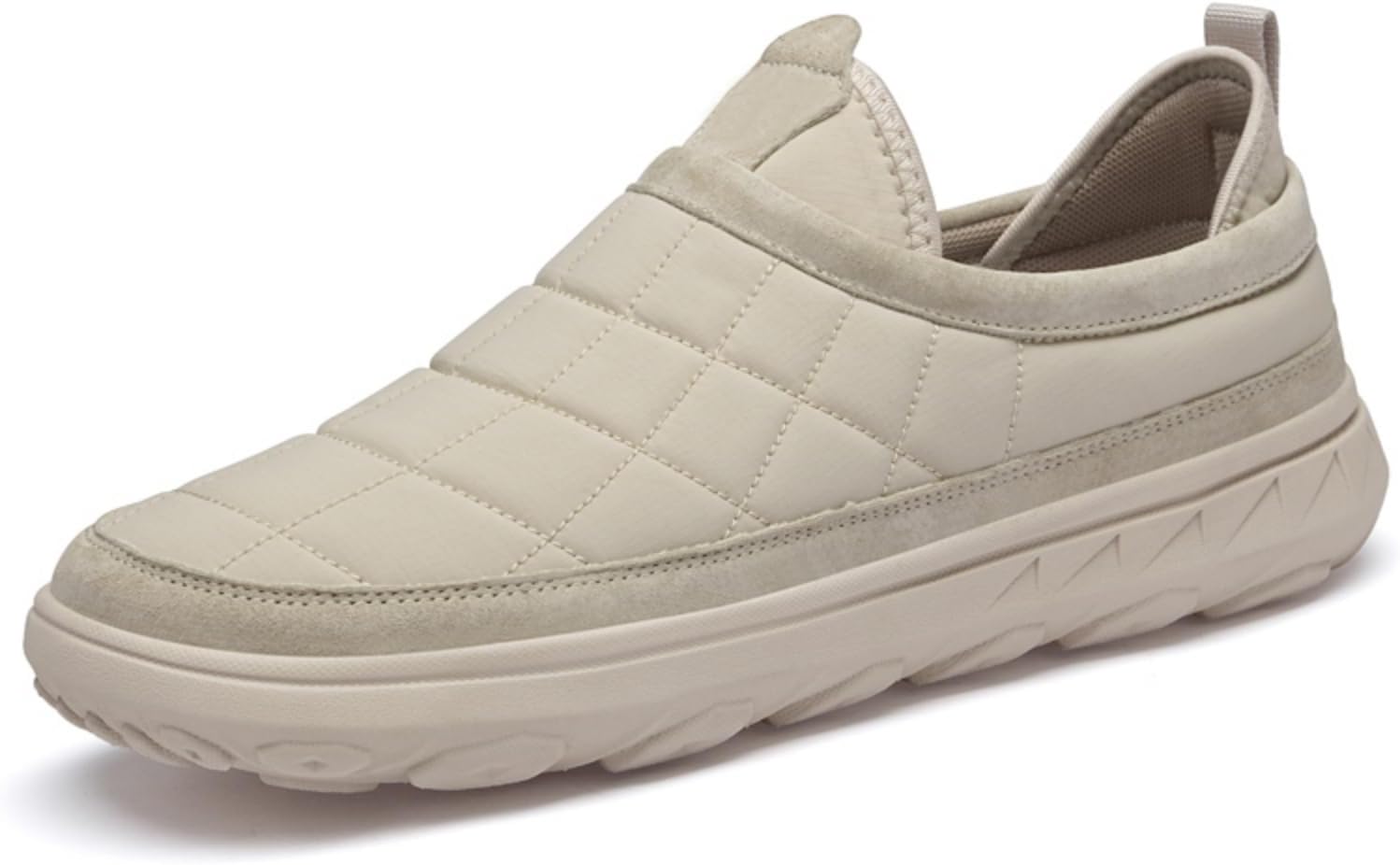 

Мужские повседневные мокасины Kpdwfms Slip-On для прогулок и вождения - мягкий легкий верх, стелька с эффектом памяти, противоскользящая резиновая подошва для комфорта и универсальности в течение всего дня, Sand Color