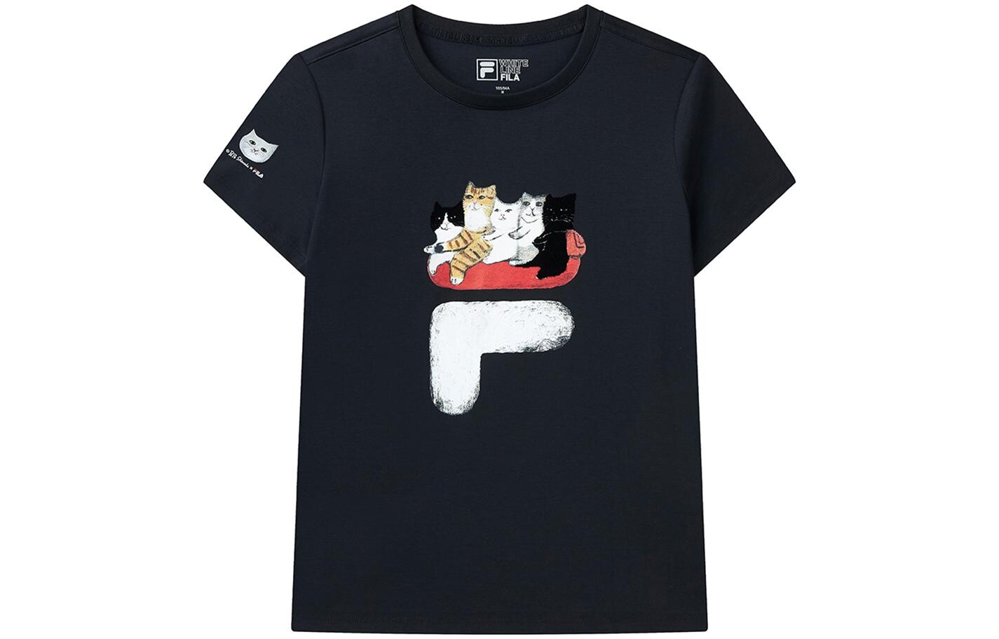 

Футболка унисекс ФИЛА FILA, цвет Black