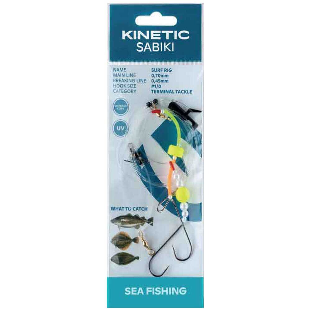 

Оснастки Kinetic Sabiki Surf, прозрачный