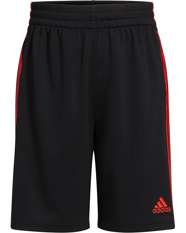 

Шорты adidas Kids C 3S Mesh Short 24(Toddler/Little Kid), цвет Black/Red