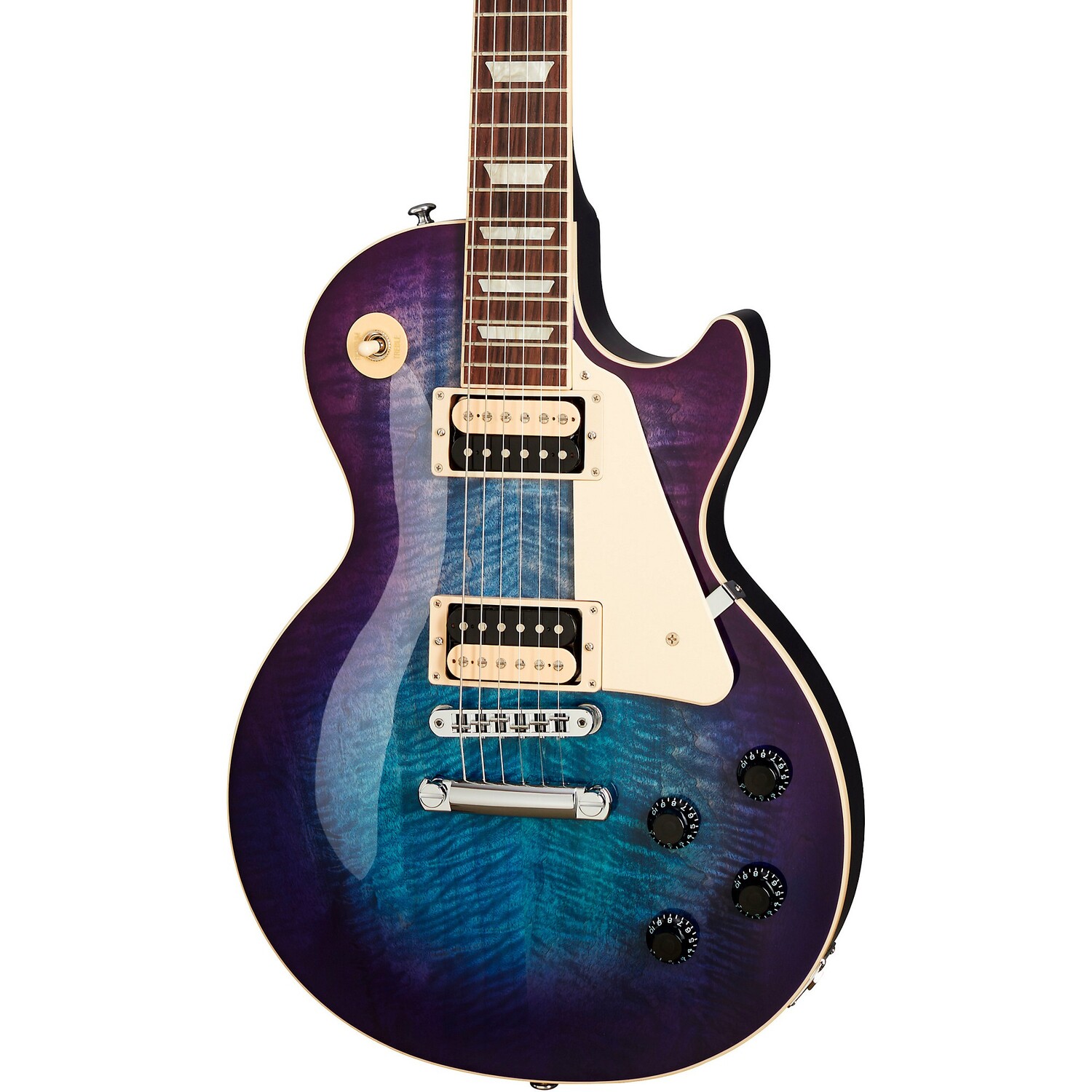 

Электрогитара Gibson Les Paul Traditional Pro V Flame Top Blueberry Burst