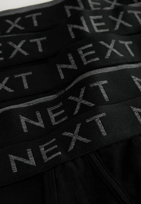 Трусы 5 шт Next, черный — фото 4