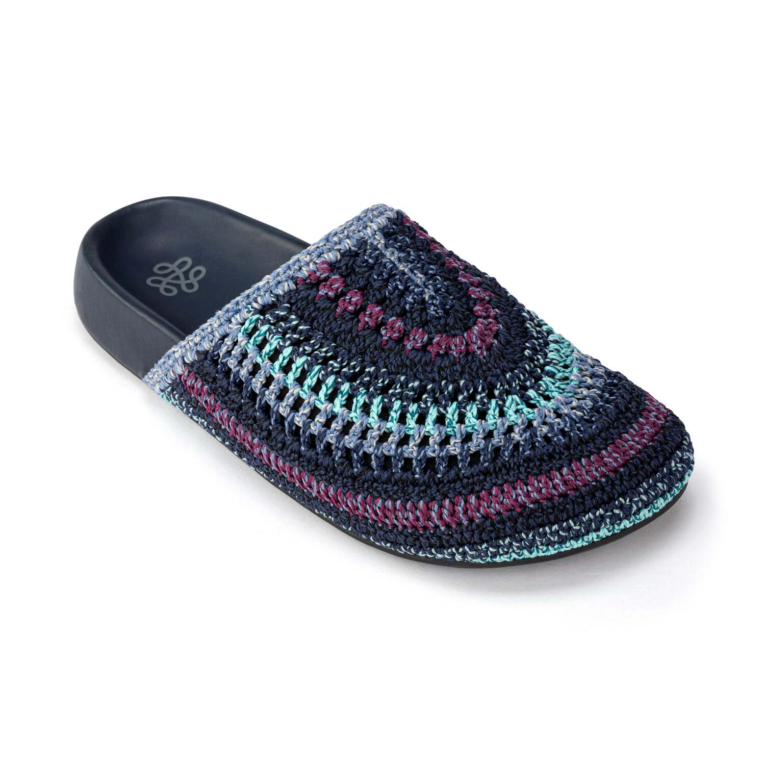 Вязаные сабо Bolinas The Sak, Hand Crochet - Lapis Stripe