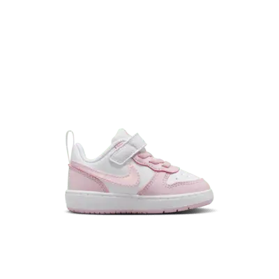 Кроссовки Nike Court Borough Low Recraft, цвет White/Pink Foam — фото 3