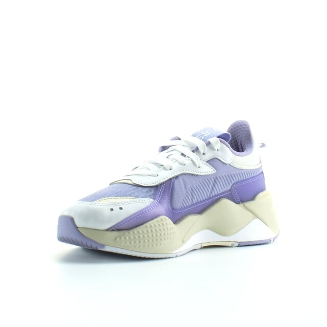 Мужские кроссовки на шнуровке Rs X tech фиолетово-белые из текстиля 369329 05 Puma, фиолетовый — фото 3