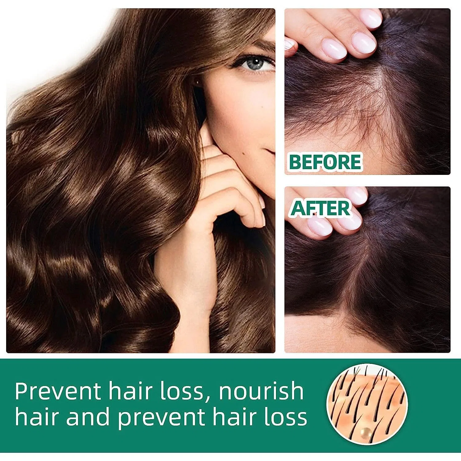 Японский шампунь и кондиционер Sakura для роста волос Ashopfun, Hair Set — фото 3