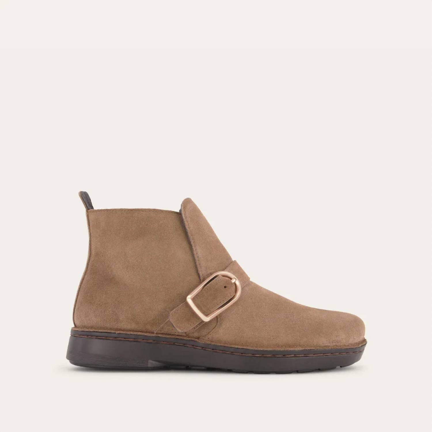 Женские ботинки Kolmer - широкие, цвет "желудь", замша NAOT, Acorn Suede — фото 2