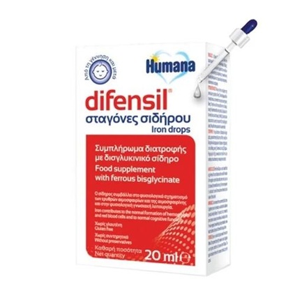 

Defensil 0m+ - Железосодержащие капли 20 мл Humana