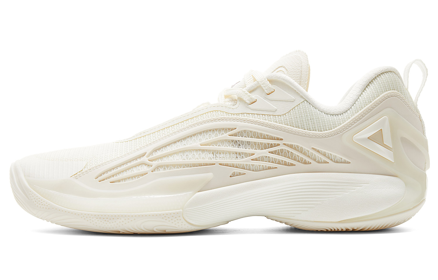 

PEAK Баскетбольные кроссовки с низким верхом, амортизирующие, износостойкие и упругие, мужские, суперлегкие, белые