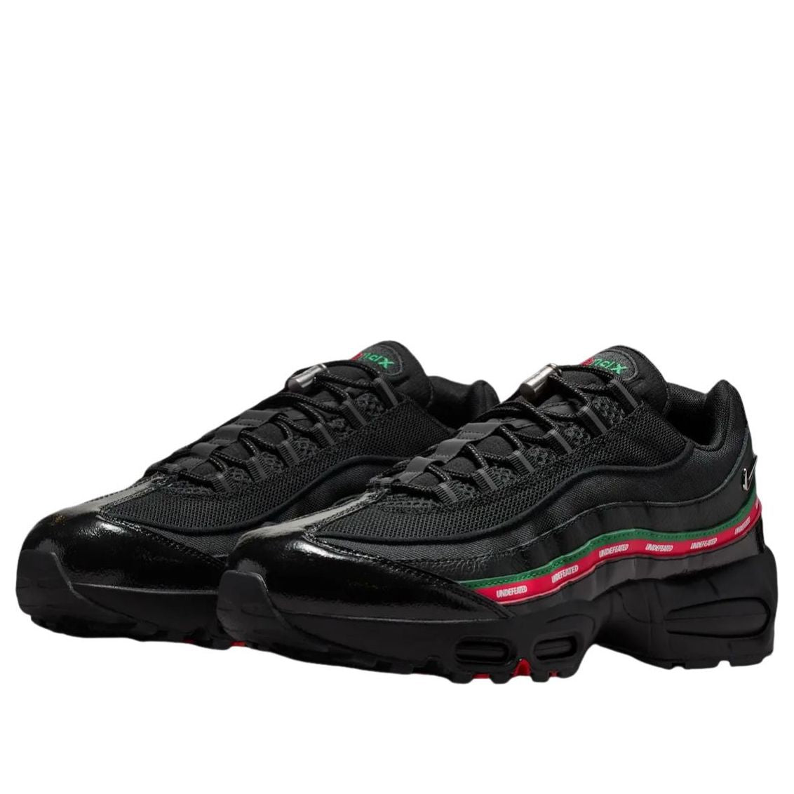 Кроссовки Nike x Undefeated Air Max 95 'Black Metallic Silver' — фото 2
