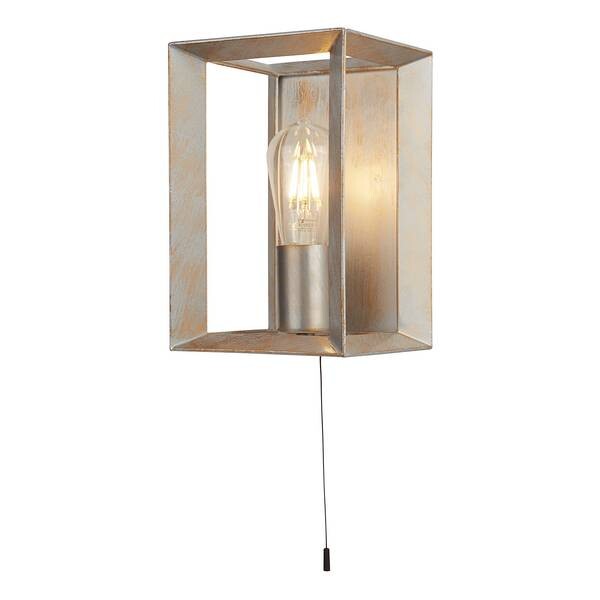 

Настенный светильник searchlight Heaton цвет silber/gold