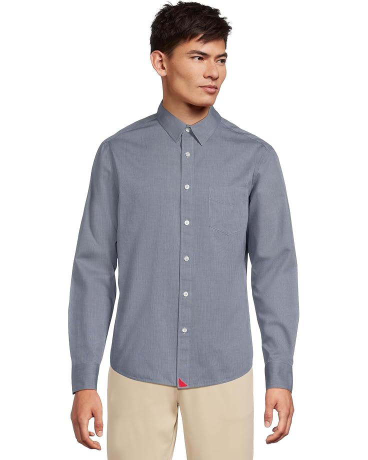 

Рубашка UNTUCKit Wrinkle Free Pio Cesare Shirt, темно-синий