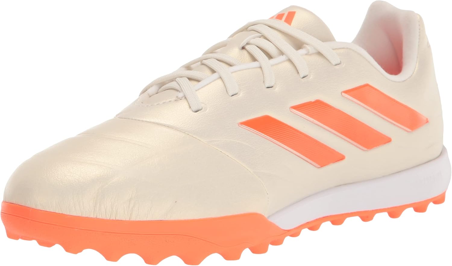 

Футбольные бутсы Adidas Унисекс-взрослые Copa Pure.3 для твердого поля, белый/оранжевый