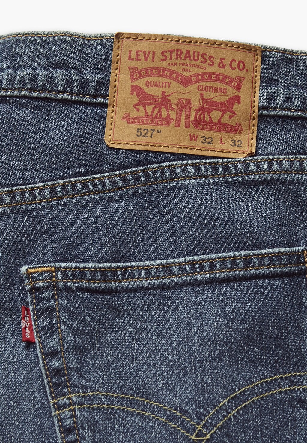 

Джинсы Bootcut 527 STANDARD Levi's, синий деним