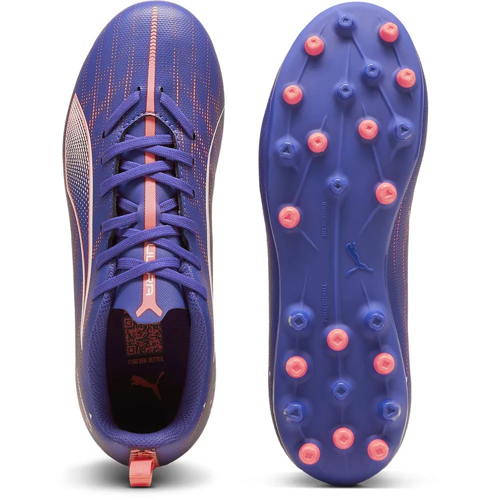 Футбольные бутсы Puma Ultra 5 Play MG Jr, фиолетовый — фото 2