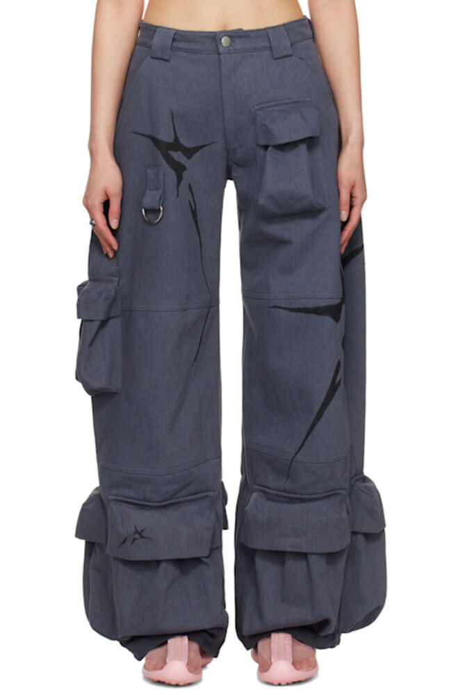 

Брюки-карго Blue Garden Denim Collina Strada