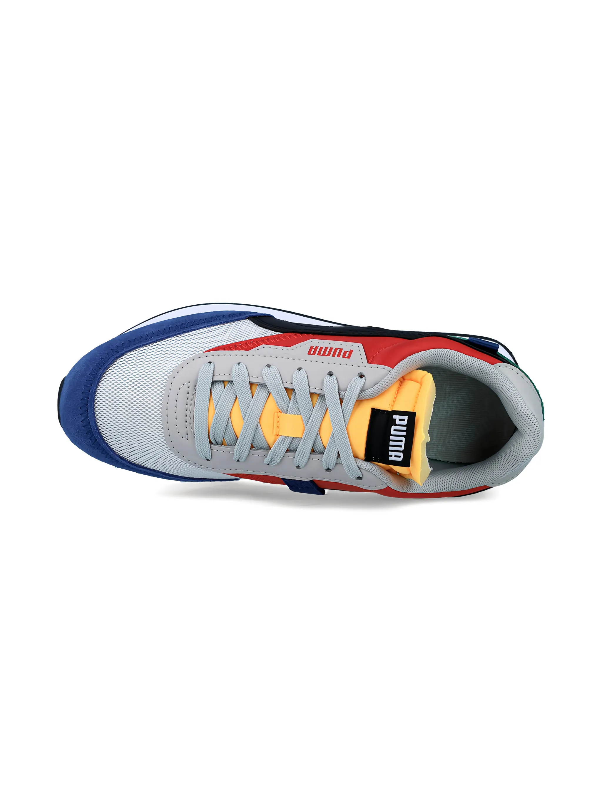 Кроссовки с цветными блоками Puma Kids, серый — фото 2