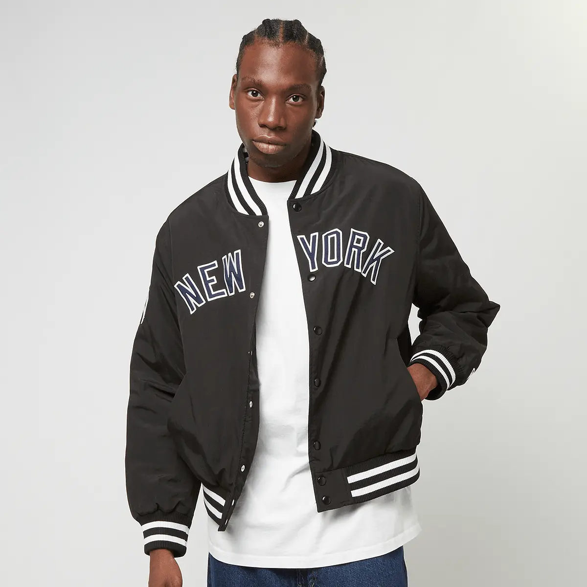 

Куртка New Era New York Yankees MLB Wordmark Bomberjacke, черный