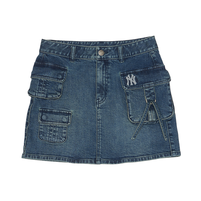 

Нью-Йорк Янкиз джинсовая короткая юбка женская MLB, индиго