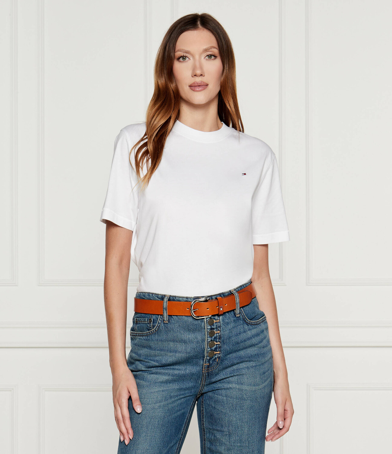 Футболка Tommy Hilfiger Relaxed fit, белый — фото 3