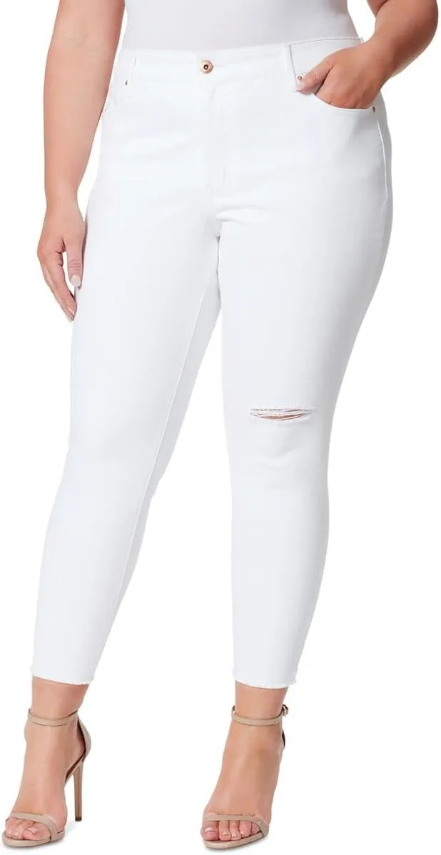 

Женские джинсы Plus Size Adored Curvy High Rise Ankle Skinny Jessica Simpson