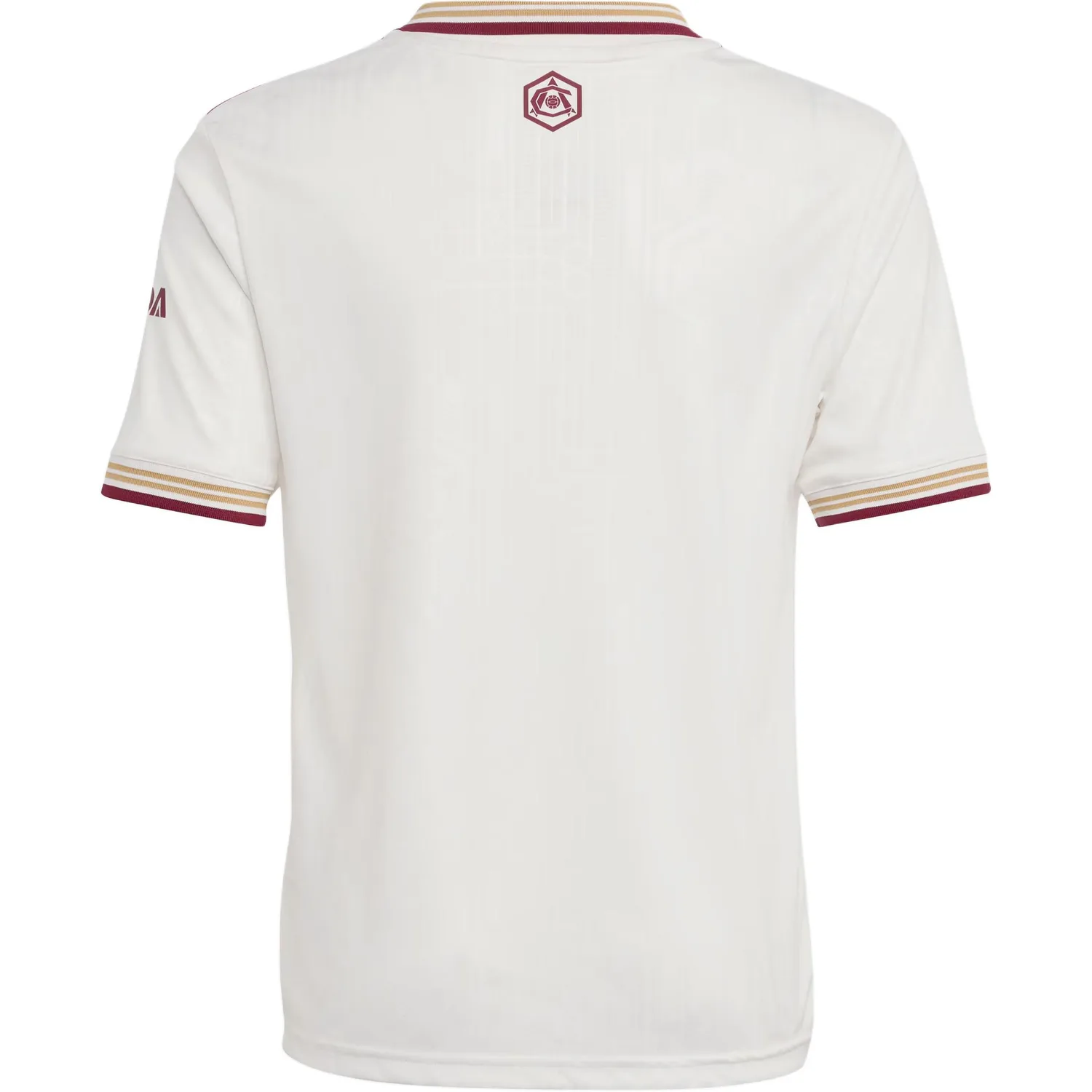 Детская футболка быстросохнущая SS25 ARSENAL 25/26 THIRD JERSEY Adidas Originals, White/Preppy Red — фото 2