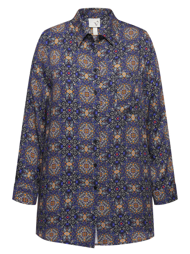 

Блуза Ulla Popken, цвет royalblau