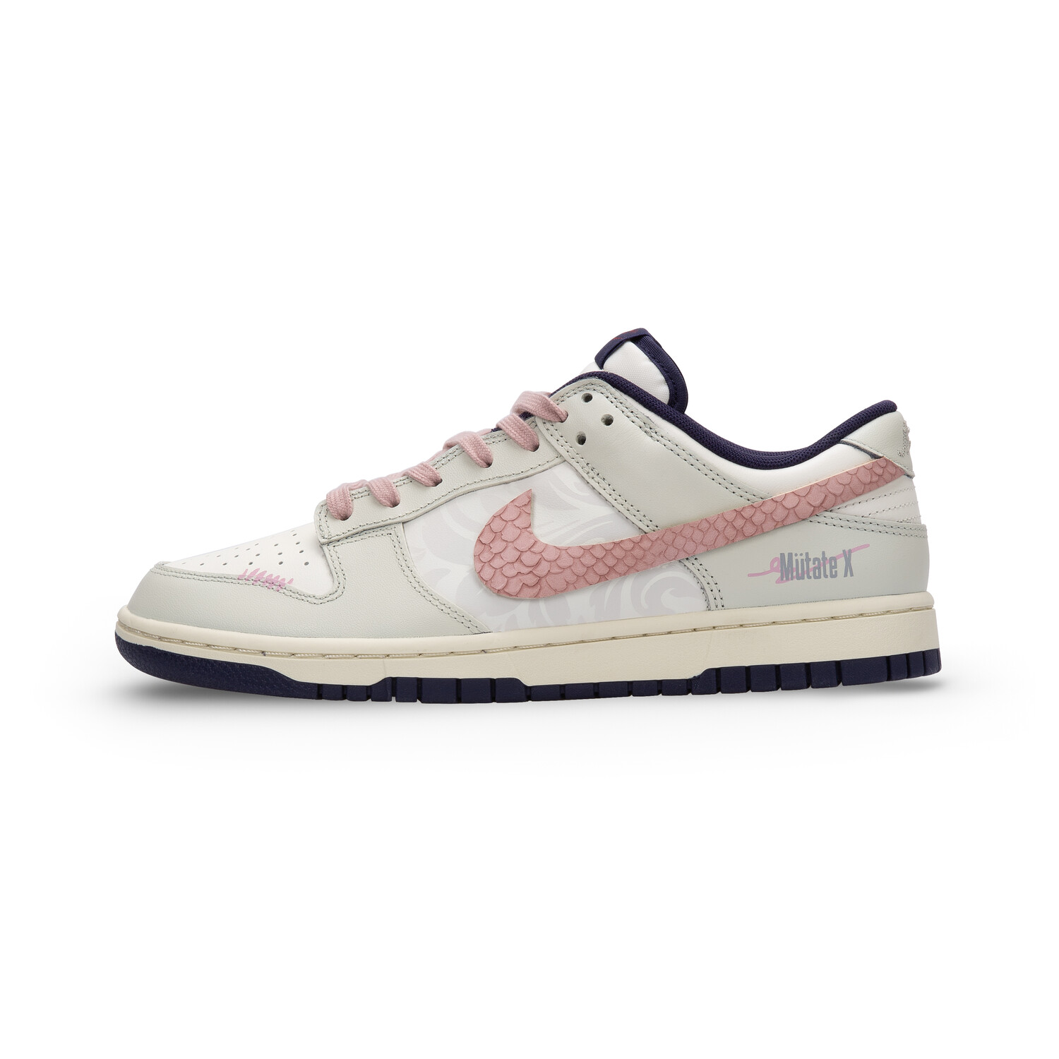 

Кроссовки Nike Dunk Skateboarding Shoes Women's Low-top White/pink, белый