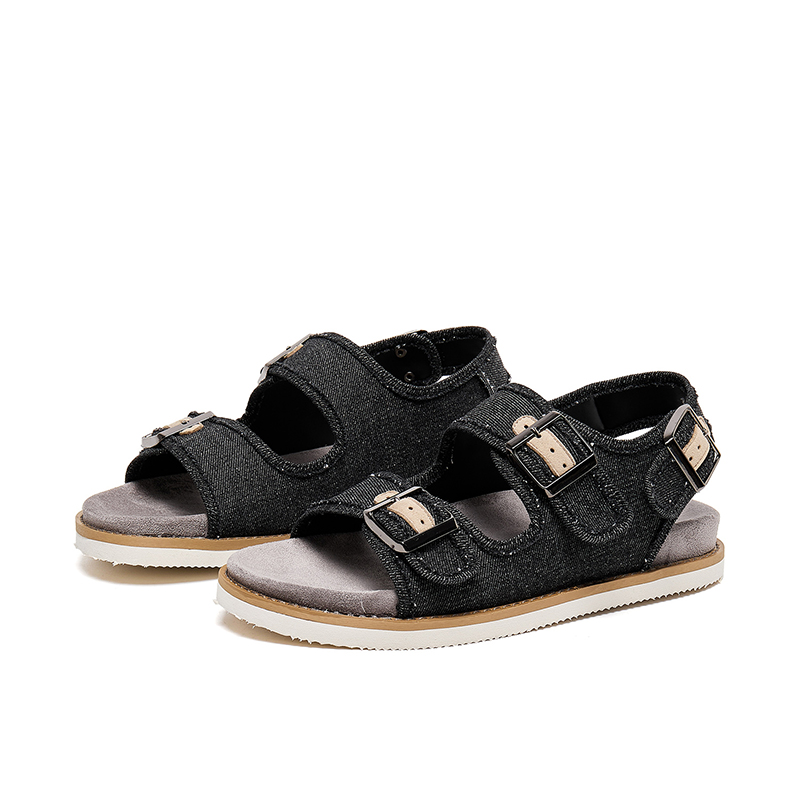 Lee Cooper Мужские пляжные сандалии Denim Blue/Denim Black, цвет Denim Blue — фото 4
