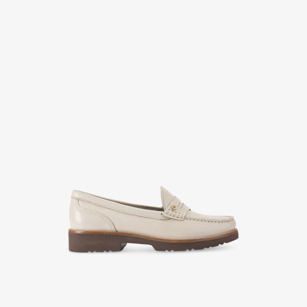 Лоферы Carvela Comfort Alba с ажурными ремешками, белый