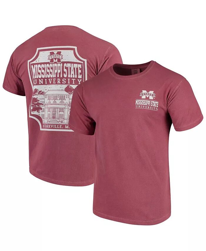 

Футболка мужская бордовая Mississippi State Bulldogs Comfort Colors Campus Icon Image One