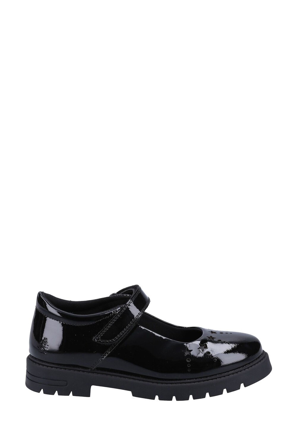 

Черные лакированные туфли Sabrina Senior Hush Puppies, черный