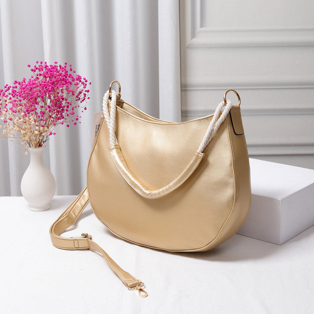 

Сумка через плечо из искусственной кожи FASHNZFAB, золотой