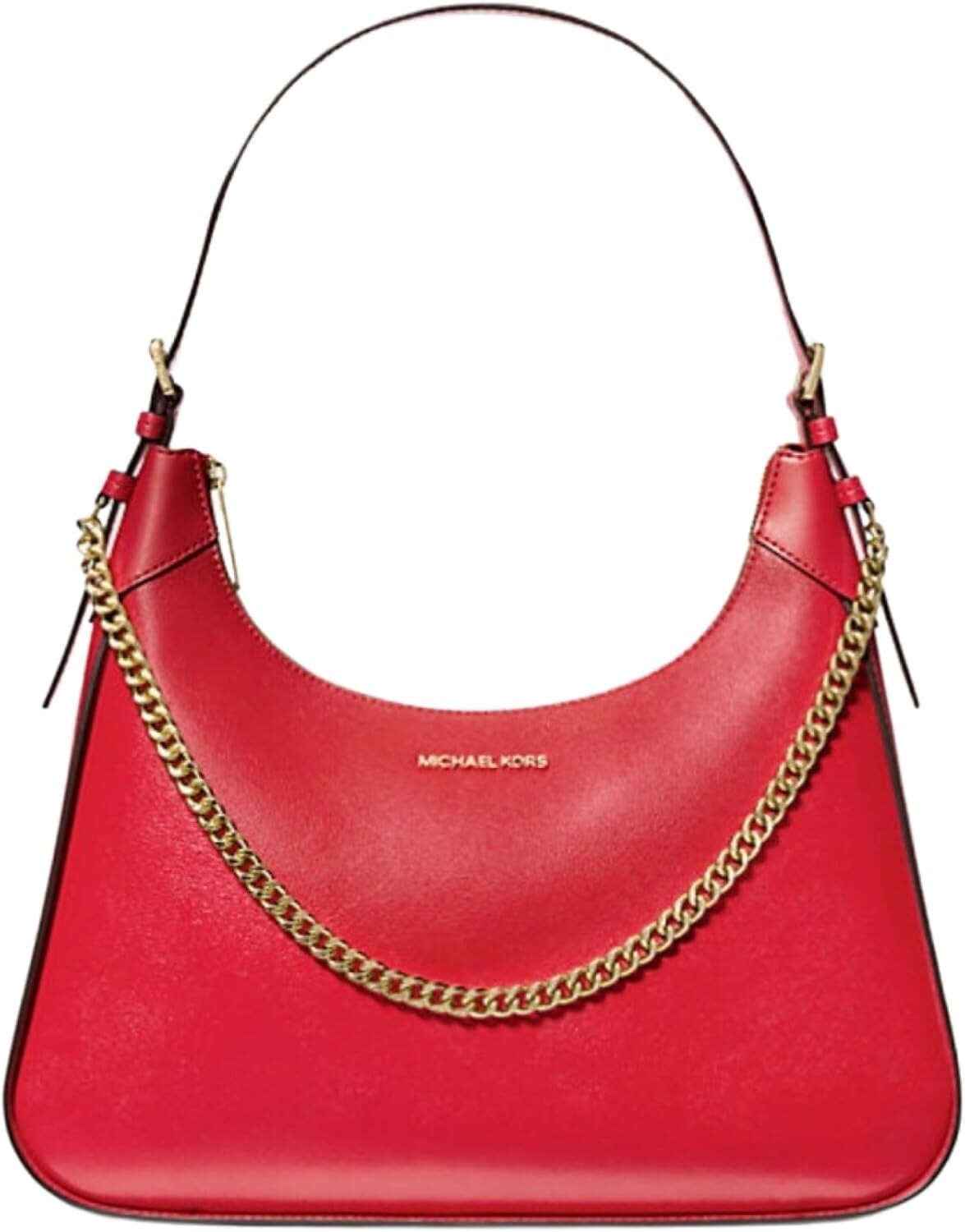 

Michael Kors Wilma Большая кожаная сумка через плечо (Ярко-красный)