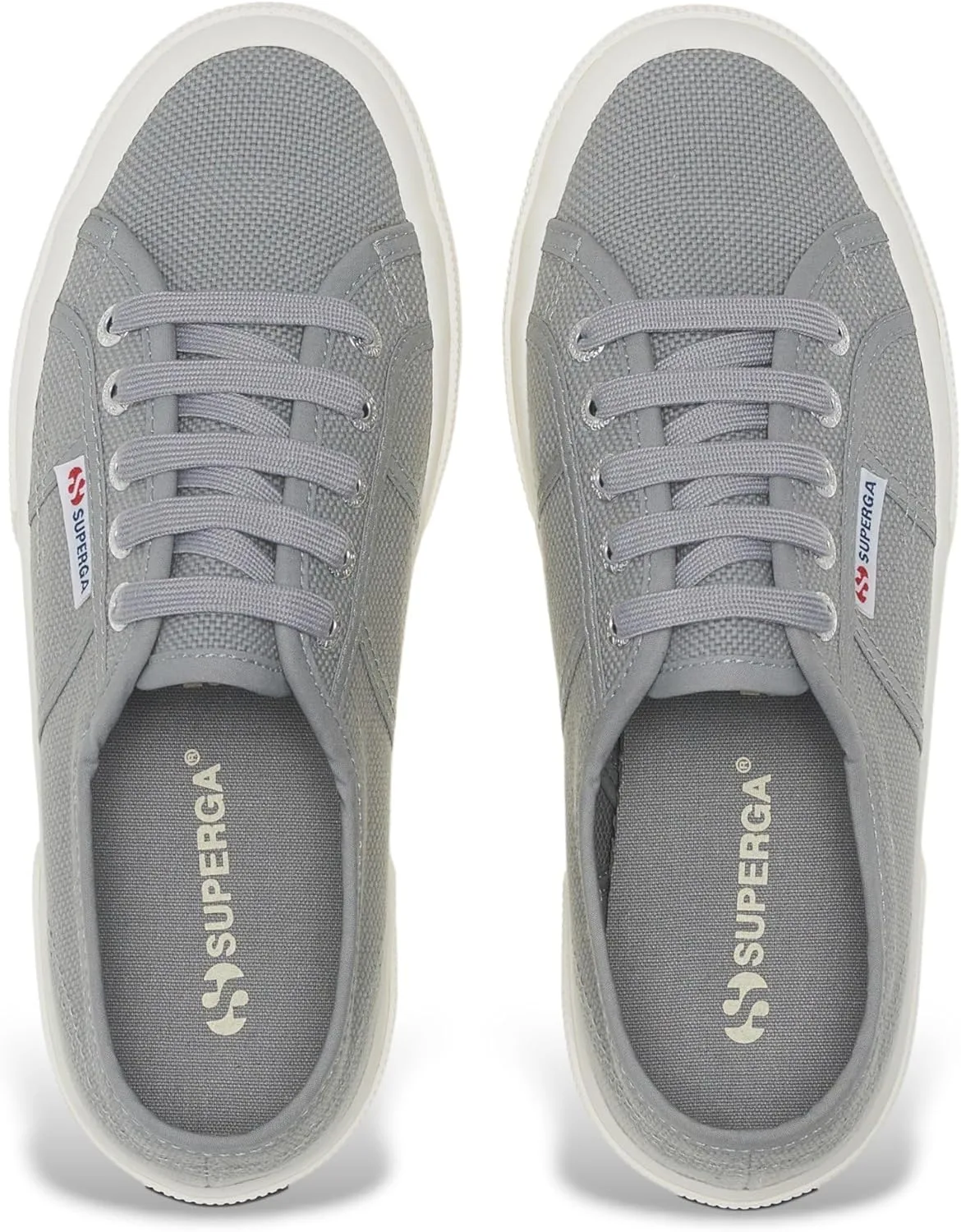Детские кроссовки Superga Unisex 2750-jcot Classic для юных спортсменов, серый — фото 4